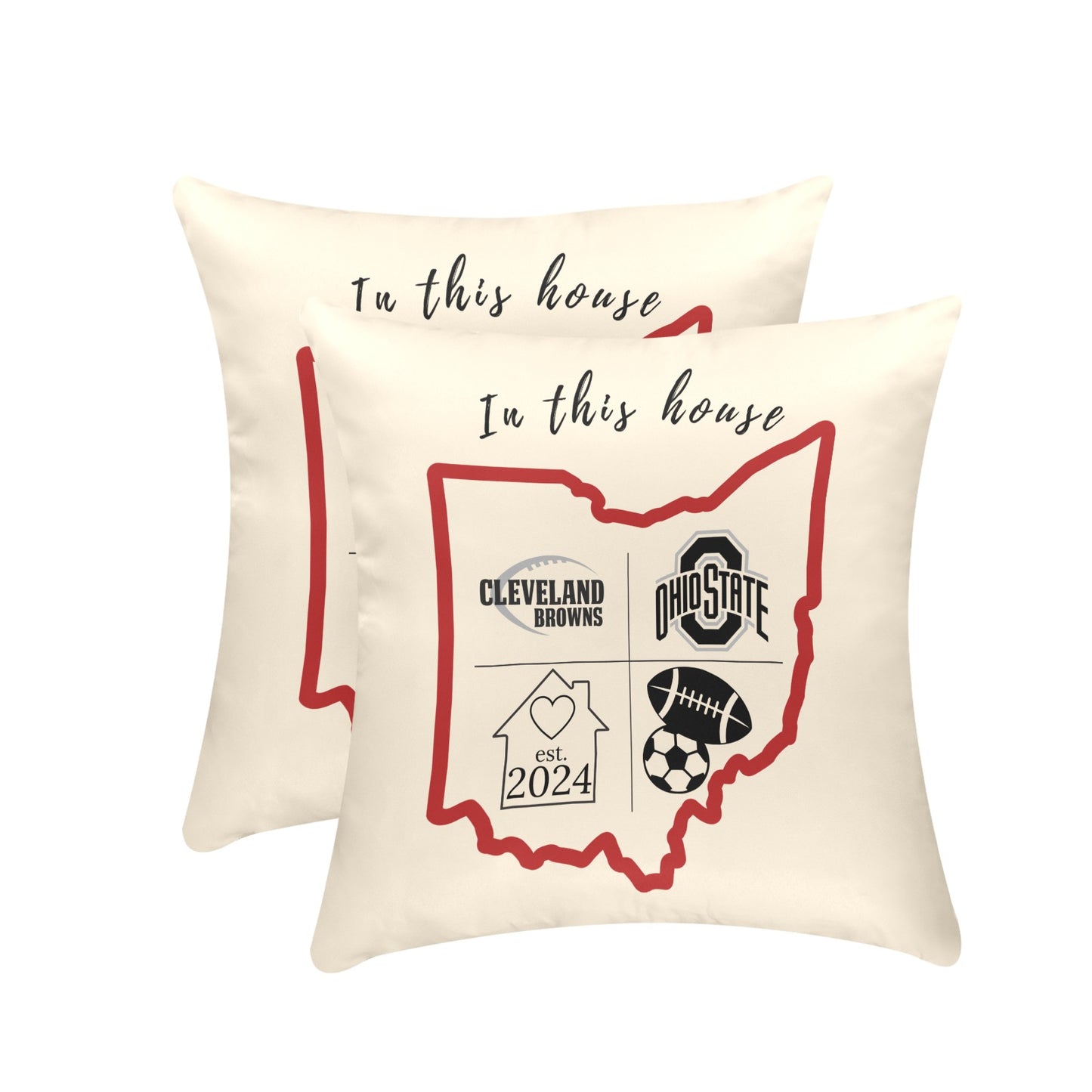 In this house Pillowcase (2 Pack)