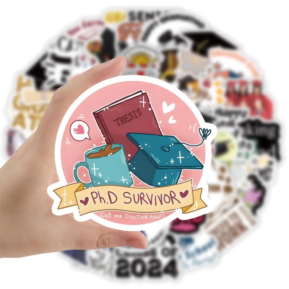 Graduate Vinyl Stickers