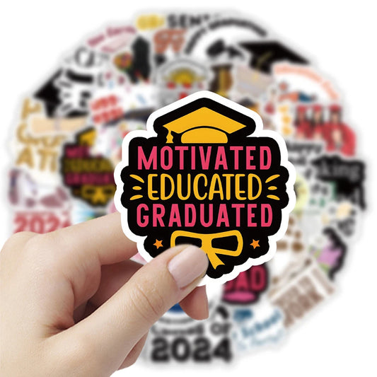 Graduate Vinyl Stickers