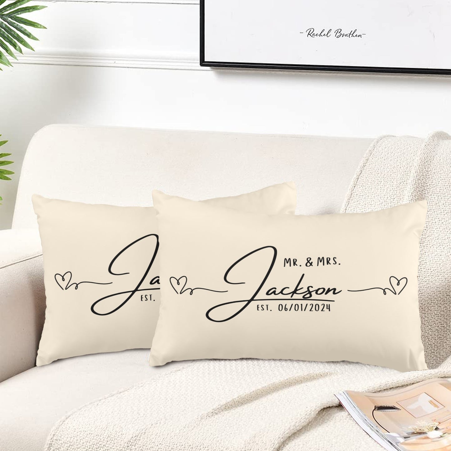 Mr. & Mrs. Pillow(2 Pack)